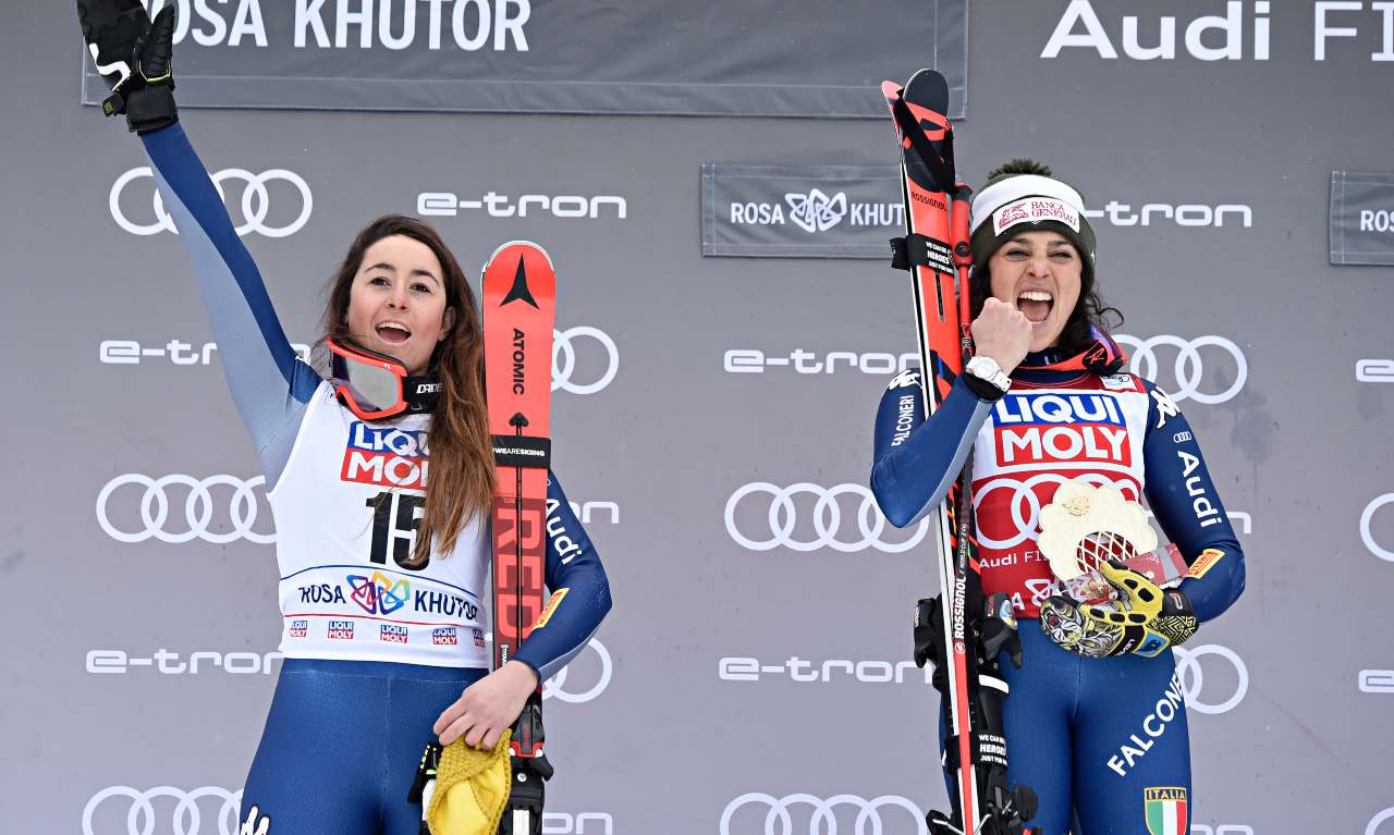 Sofia Goggia e Federica Brignone