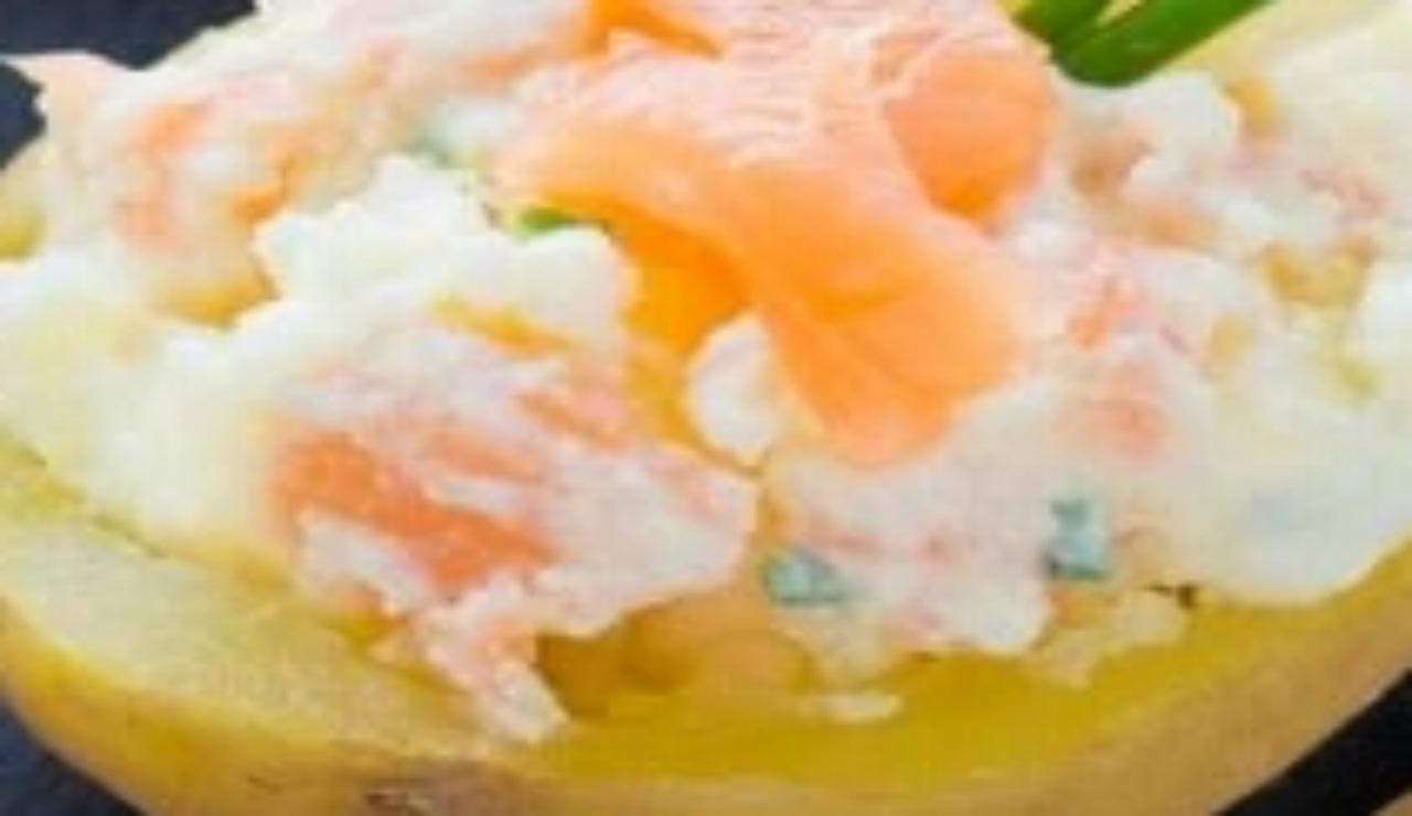 crostini di patate salmone