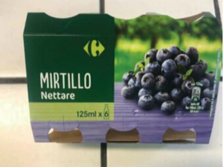 nettare mirtillo ritiro vendita