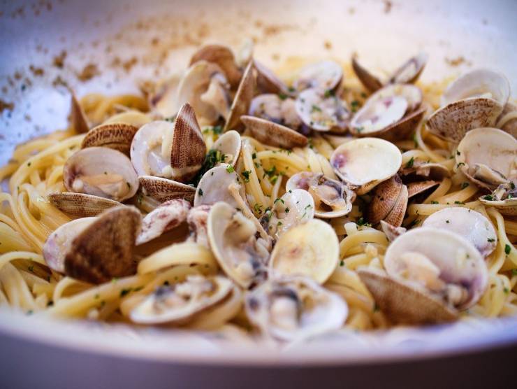 spaghetti con le vongole