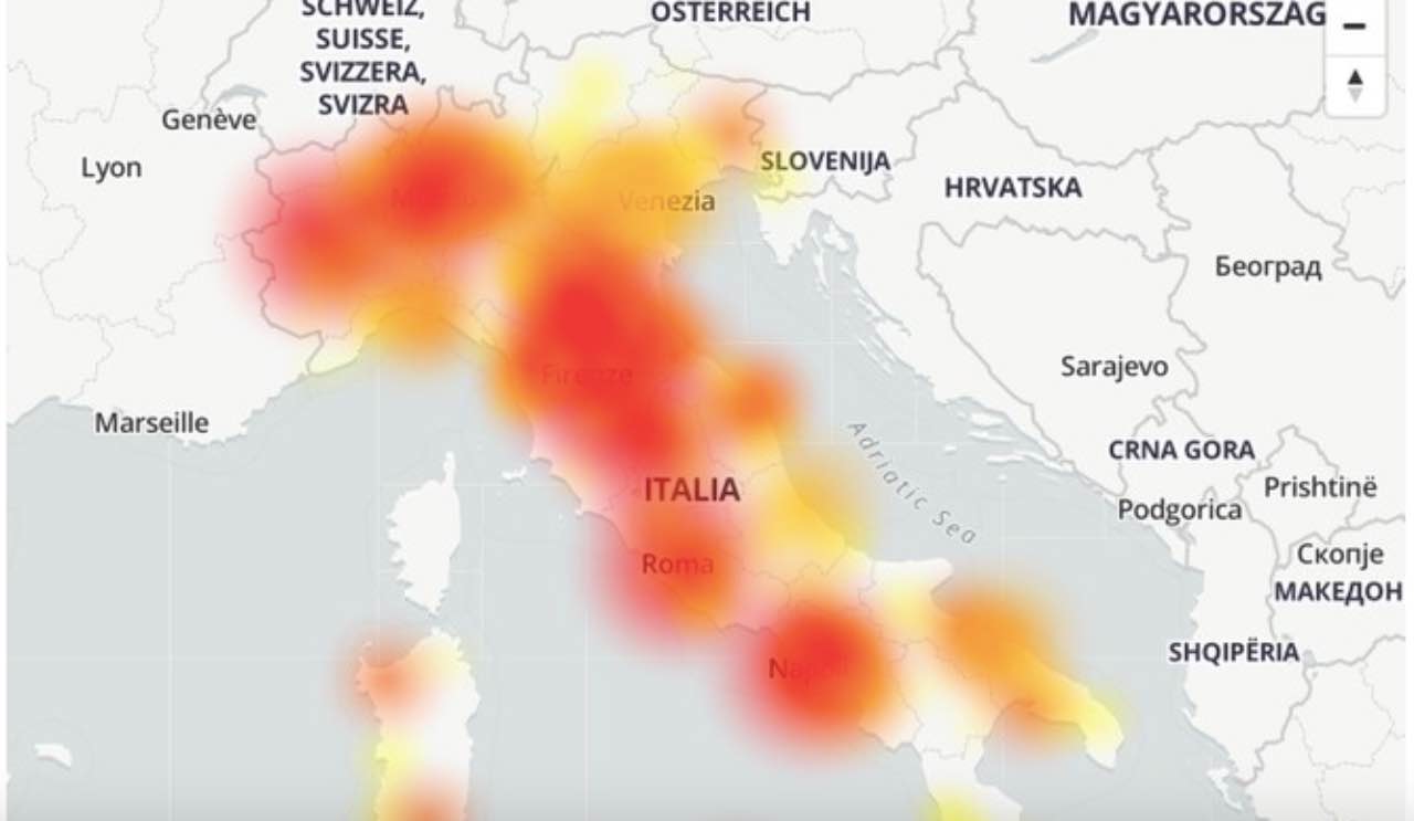 poste down mappa