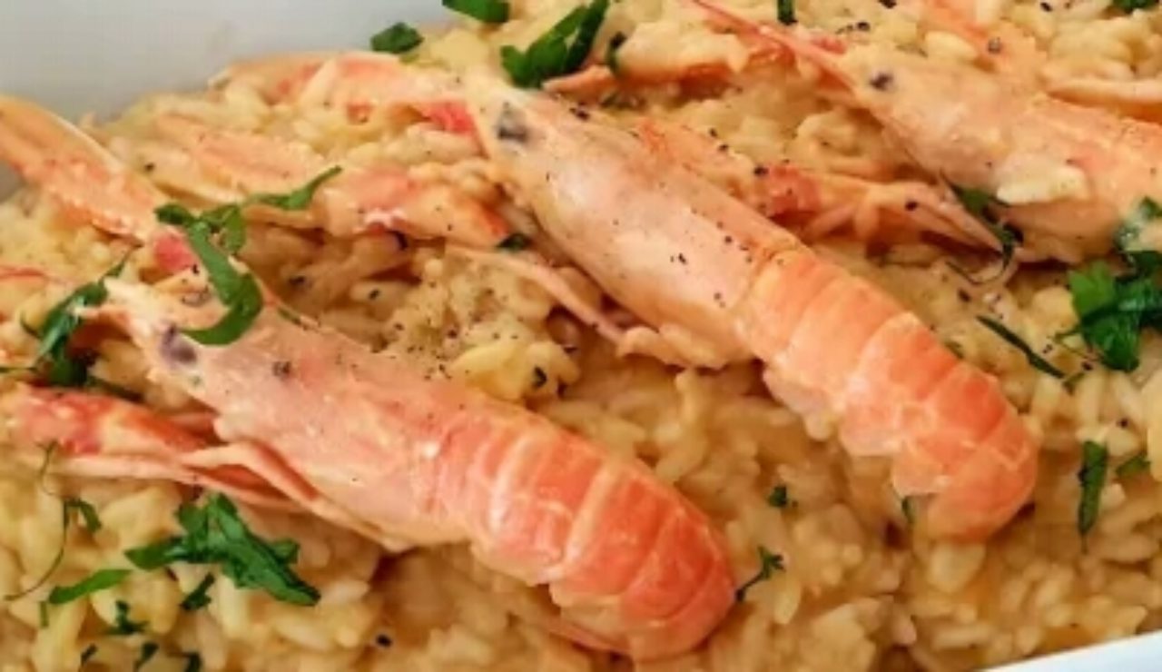 risotto agli scampi
