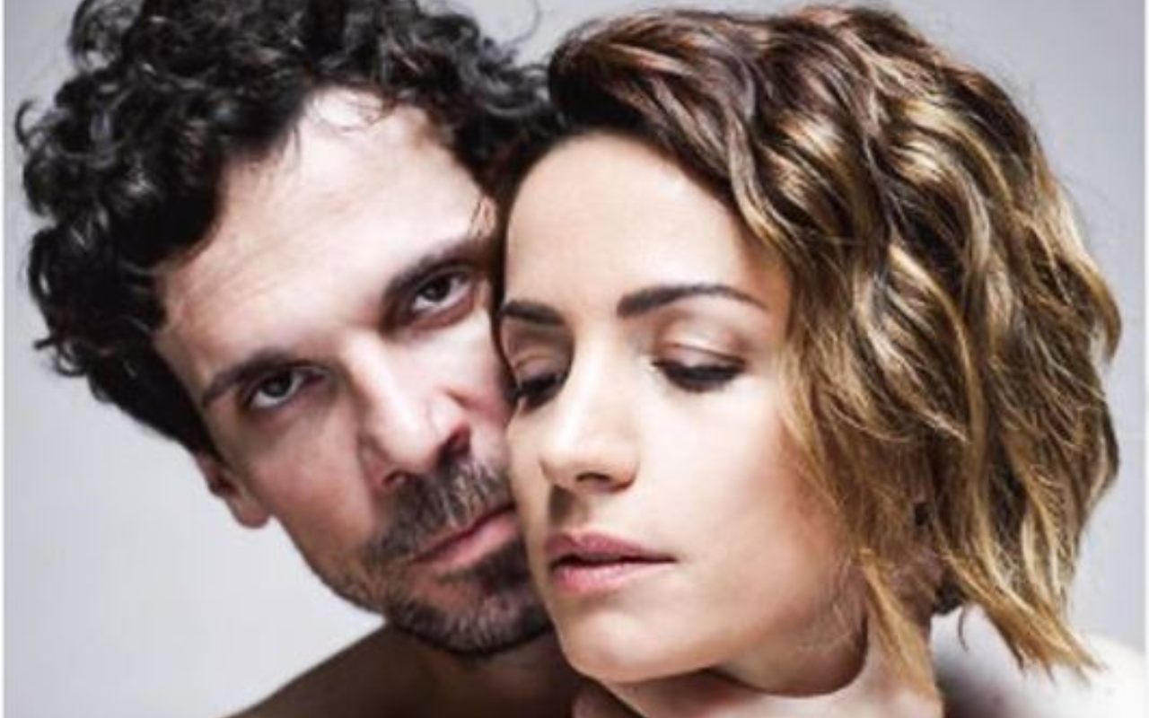 Andrea Delogu e Franesco Montanari abbracciati