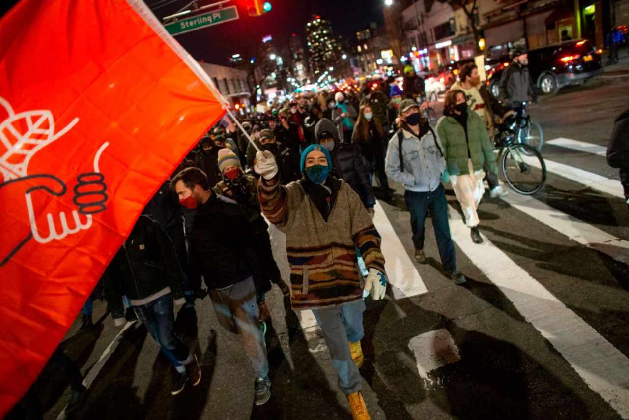 scontri Capitol Hill poliziotto