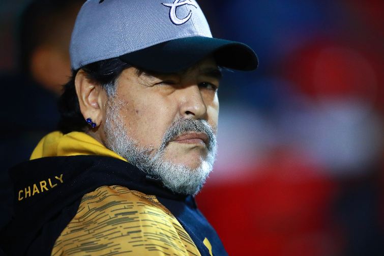 Diego Armando Maradona primo piano