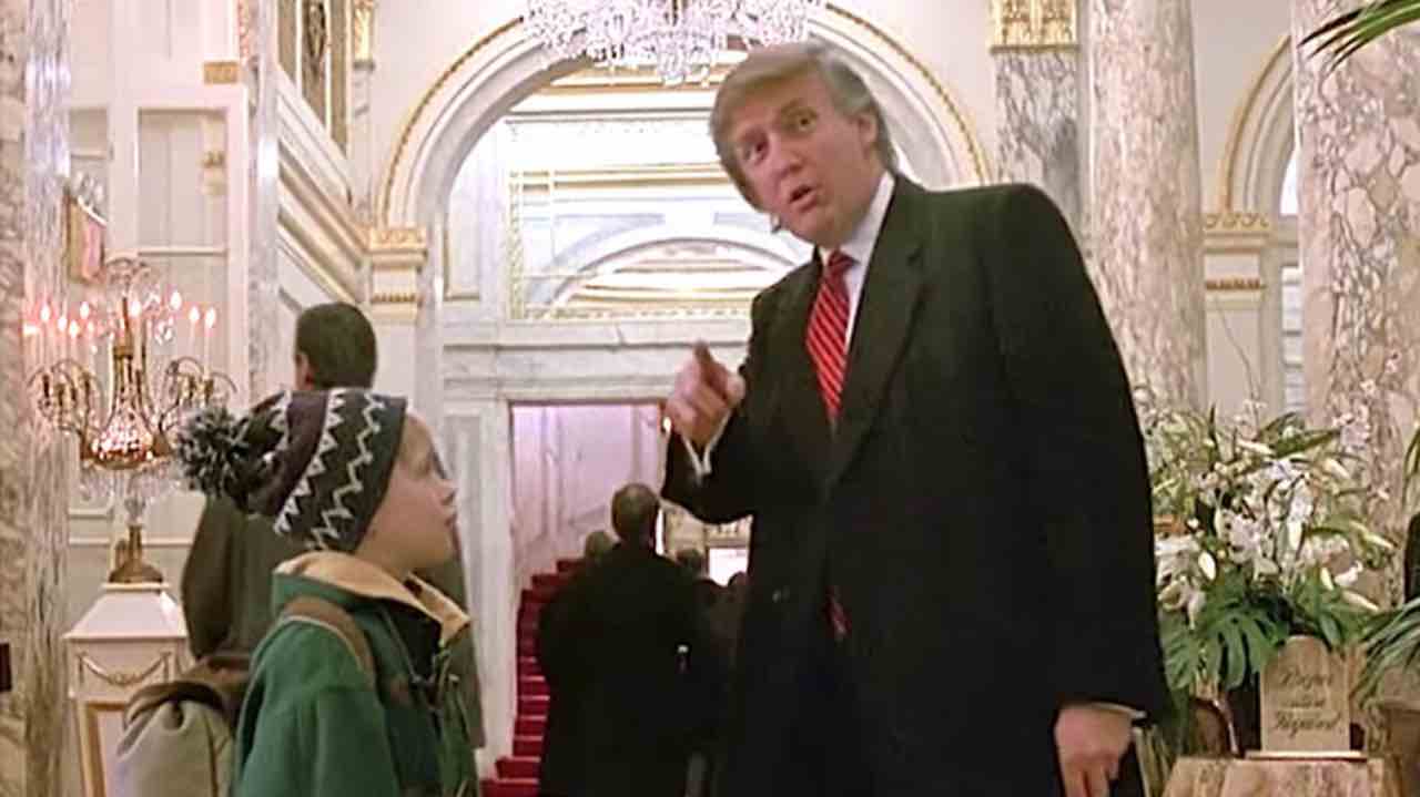 Trump mamma ho perso l'aereo