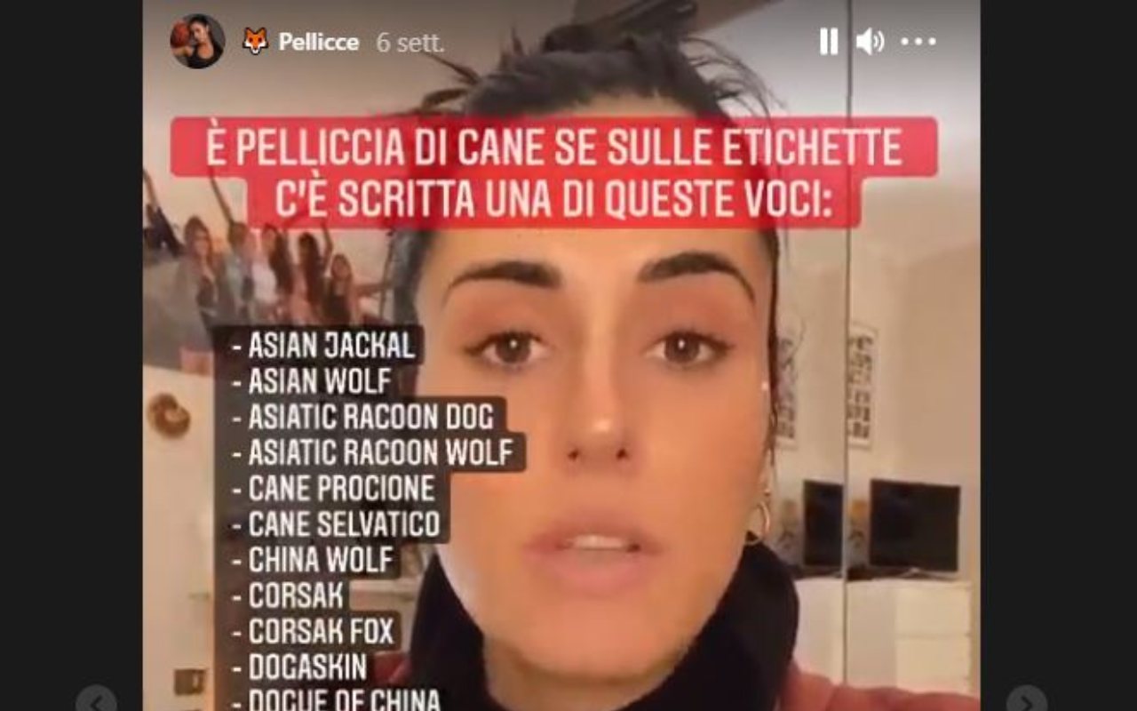 Valentina Vignali nelle storie Instagram