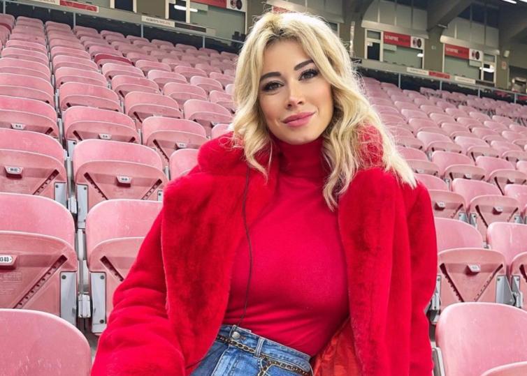 Diletta Leotta allo stadio