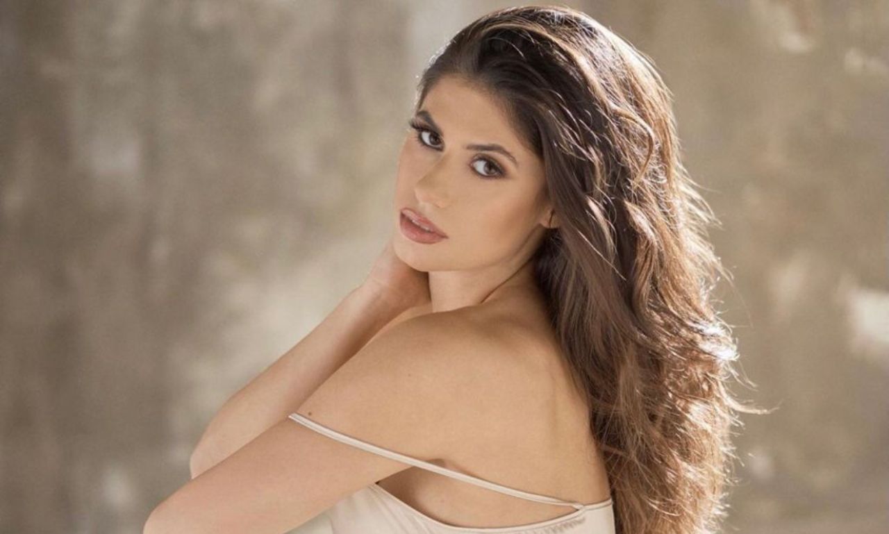 Ines Trocchia durante uno schooting