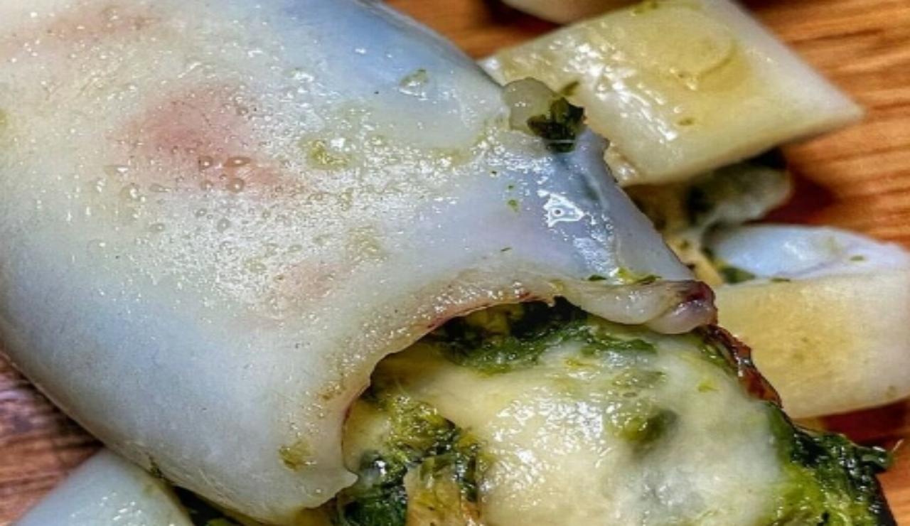 calamaro ripieno con friarielli