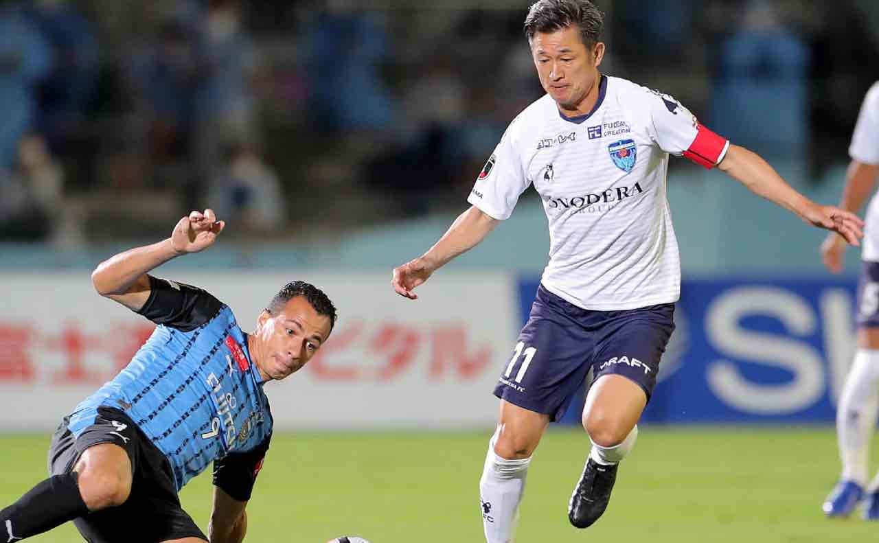 miura kazu calcio partita