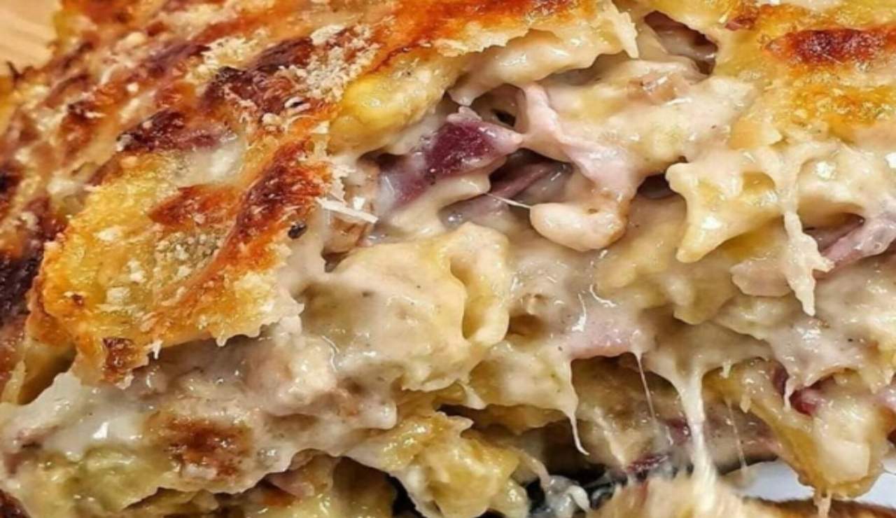 pasticcio tortellini al forno