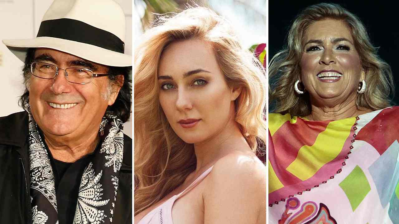 Cristal con Albano e Romina