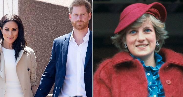 Diana Harry e Meghan