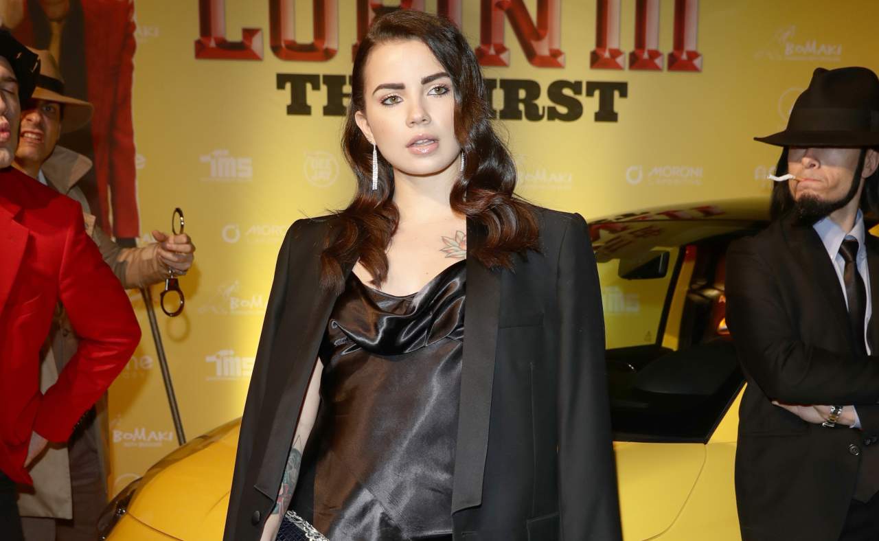 Eleonora Rocchini tutta in nero