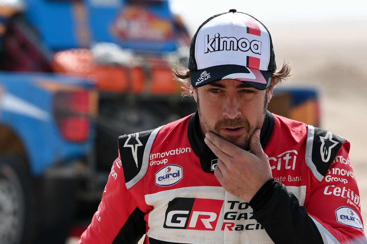 Fernando Alonso crucciato