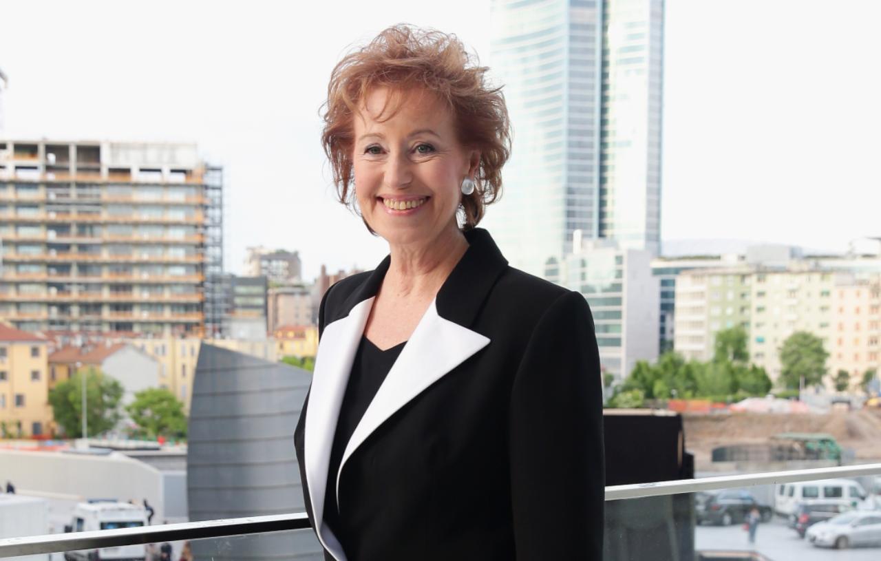 Letizia Moratti sorridente a Milano