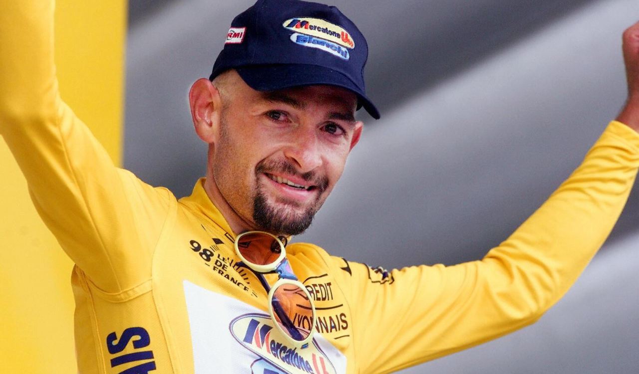 Marco Pantani esultanza