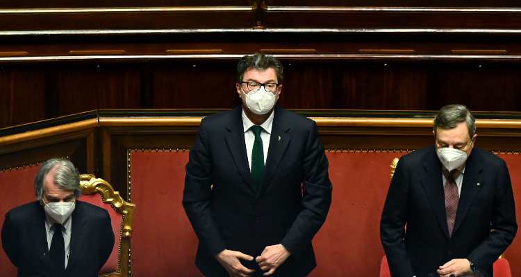 mario draghi giorgetti e brunetta