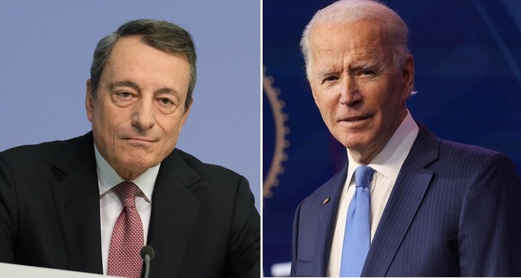 Mario Draghi e Joe Biden