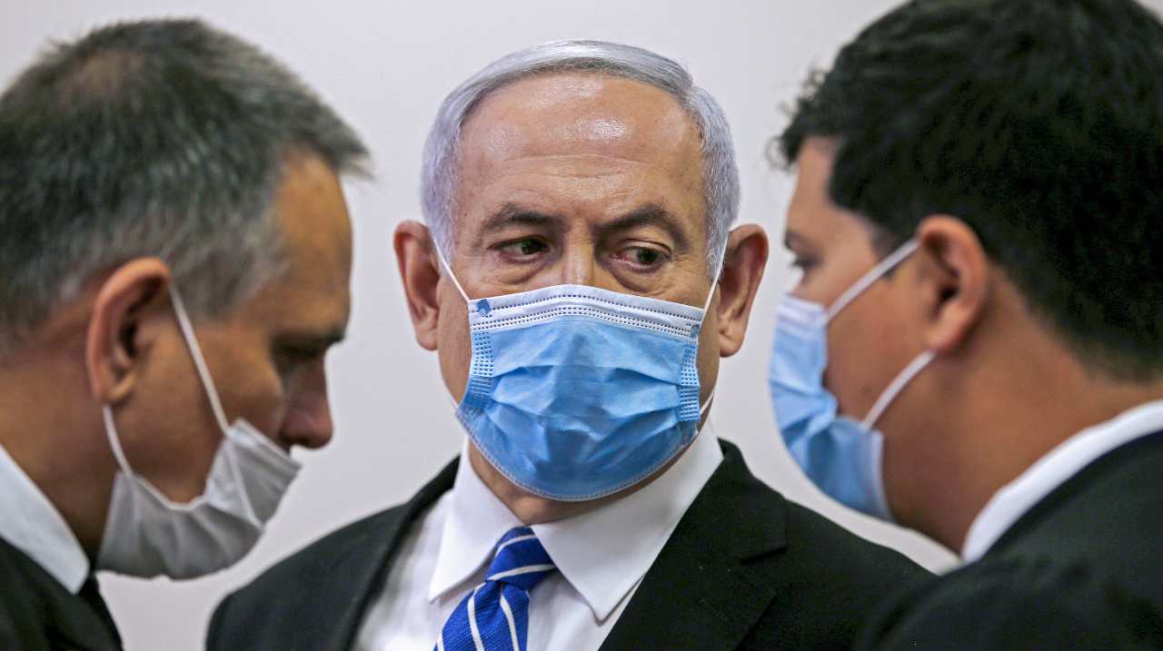 Netanyahu mascherina