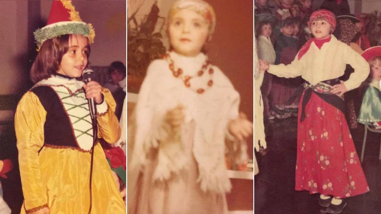 Nota conduttrice da piccola