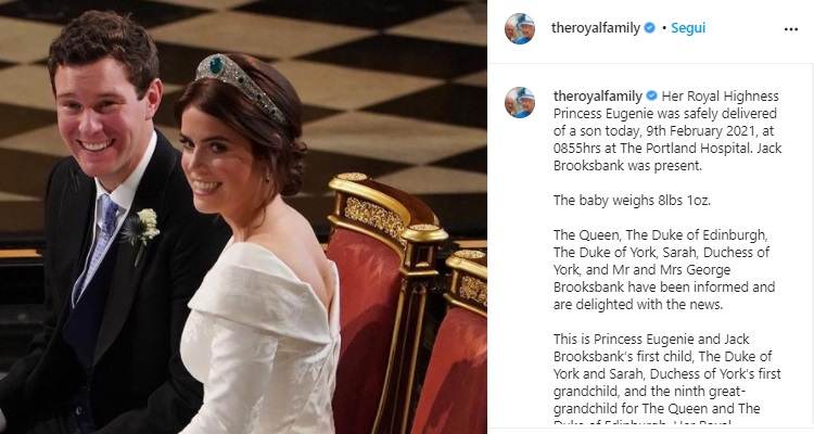 Royal Family annuncio nuovo nipote