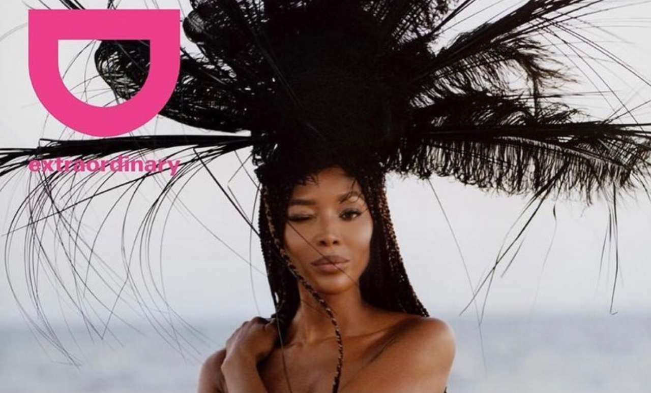 Naomi Campbell senza veli su Instagram