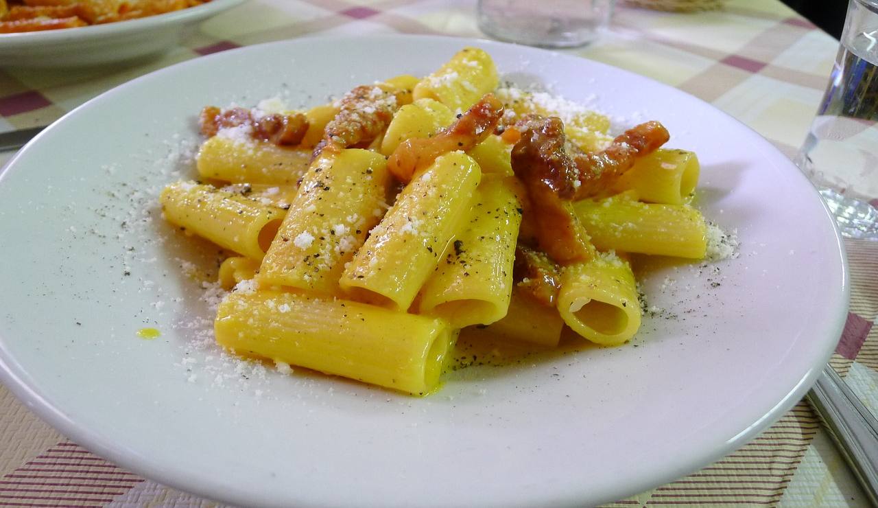 rigatoni alla carbonara