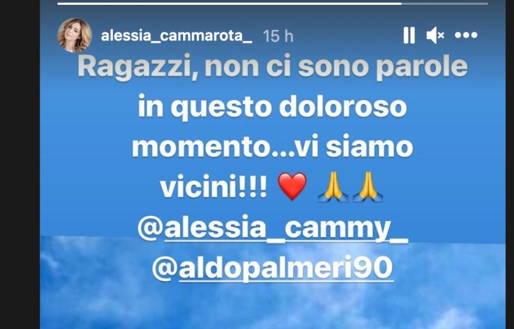 Alessia Cammarota storia Instagram 