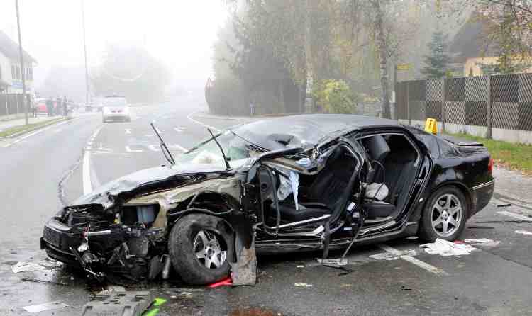 Automobile che ha subito un incidente