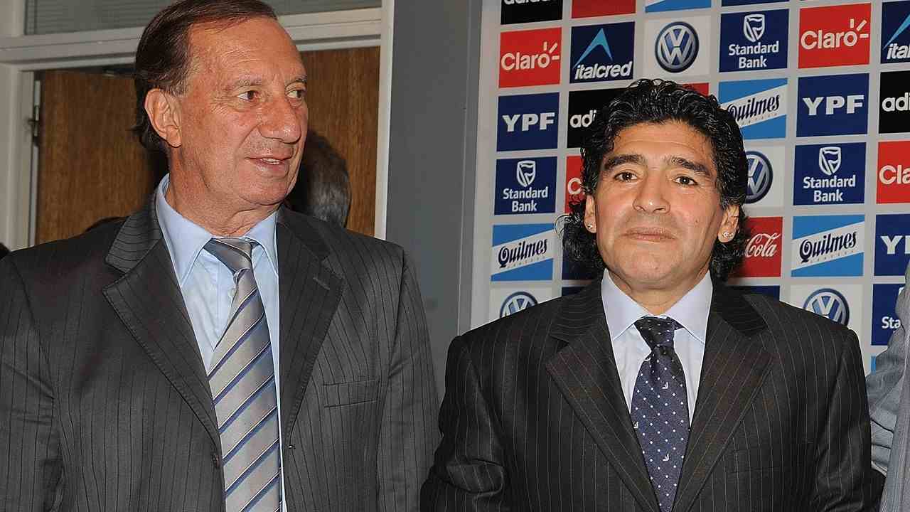 Carlos Bilardo e Maradona