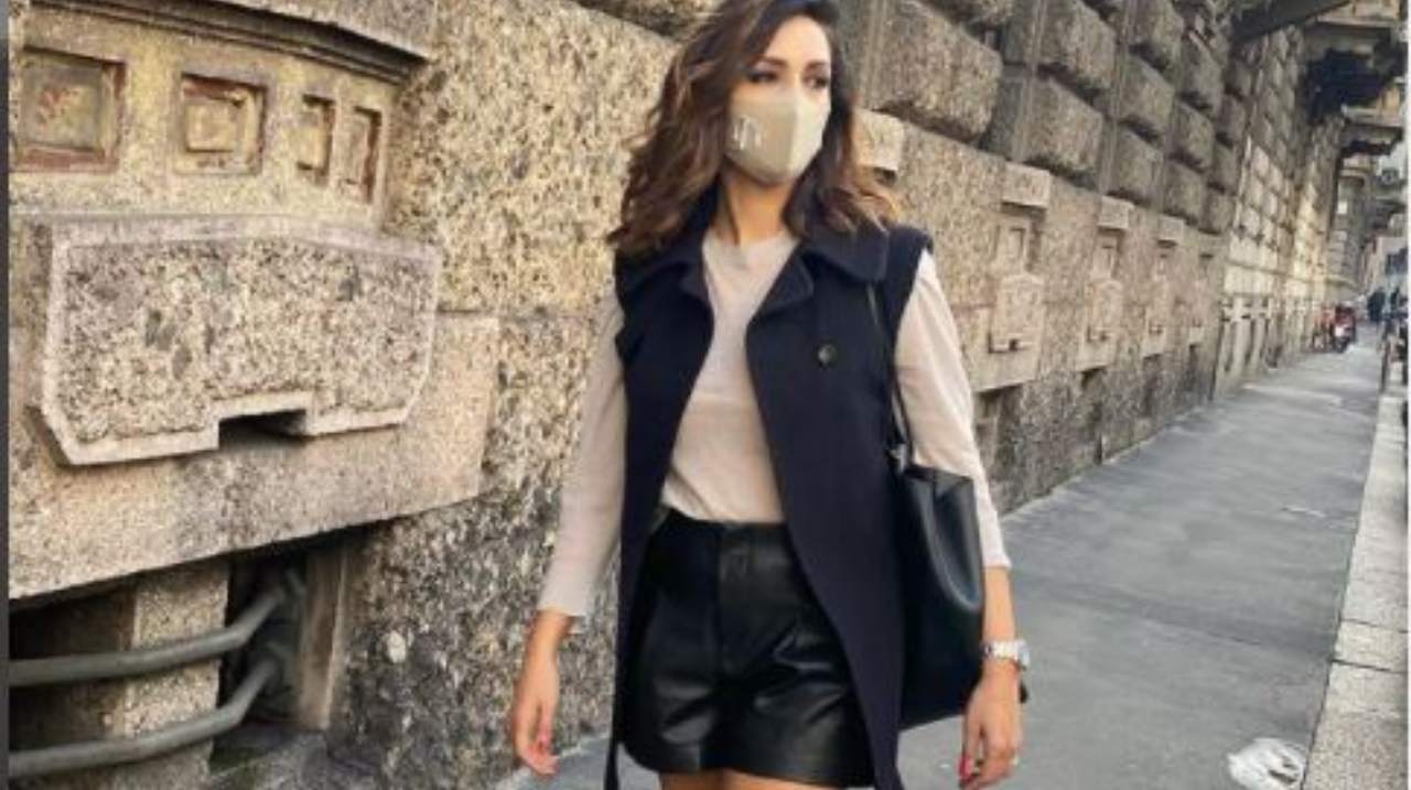 Caterina Balivo in giro per la città