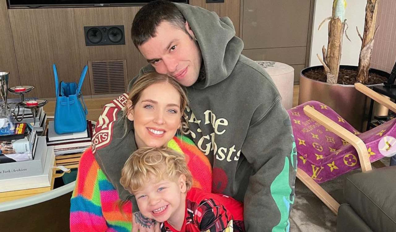 Fedez, Chiara Ferragni e Leone