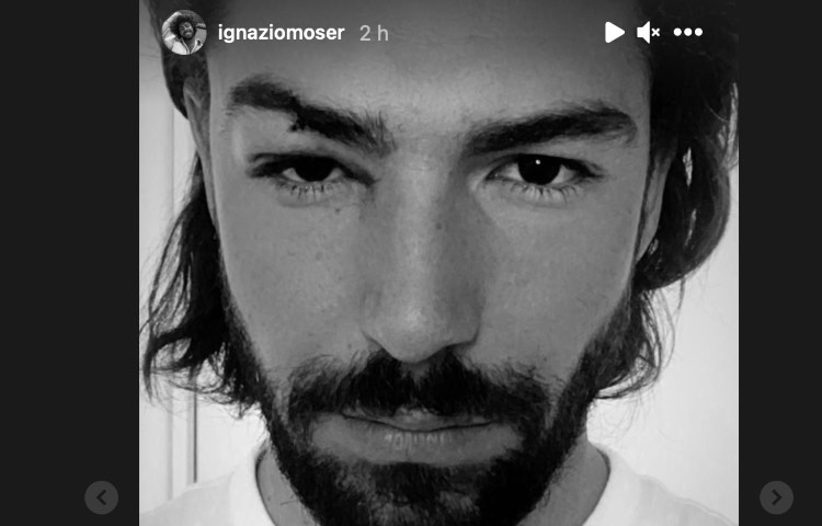 Ignazio Moser, storie Instagram 