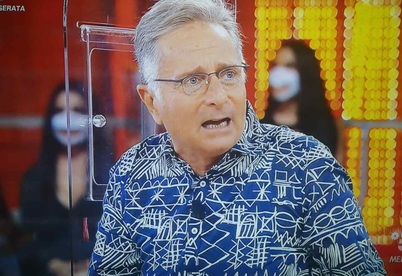Paolo Bonolis spiazzato da Claudia Ruggeri