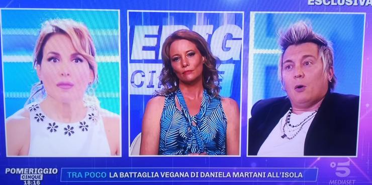 Barbara D'Urso, Flavia Vento e Andrea Mainardi a Pomeriggio Cinque 