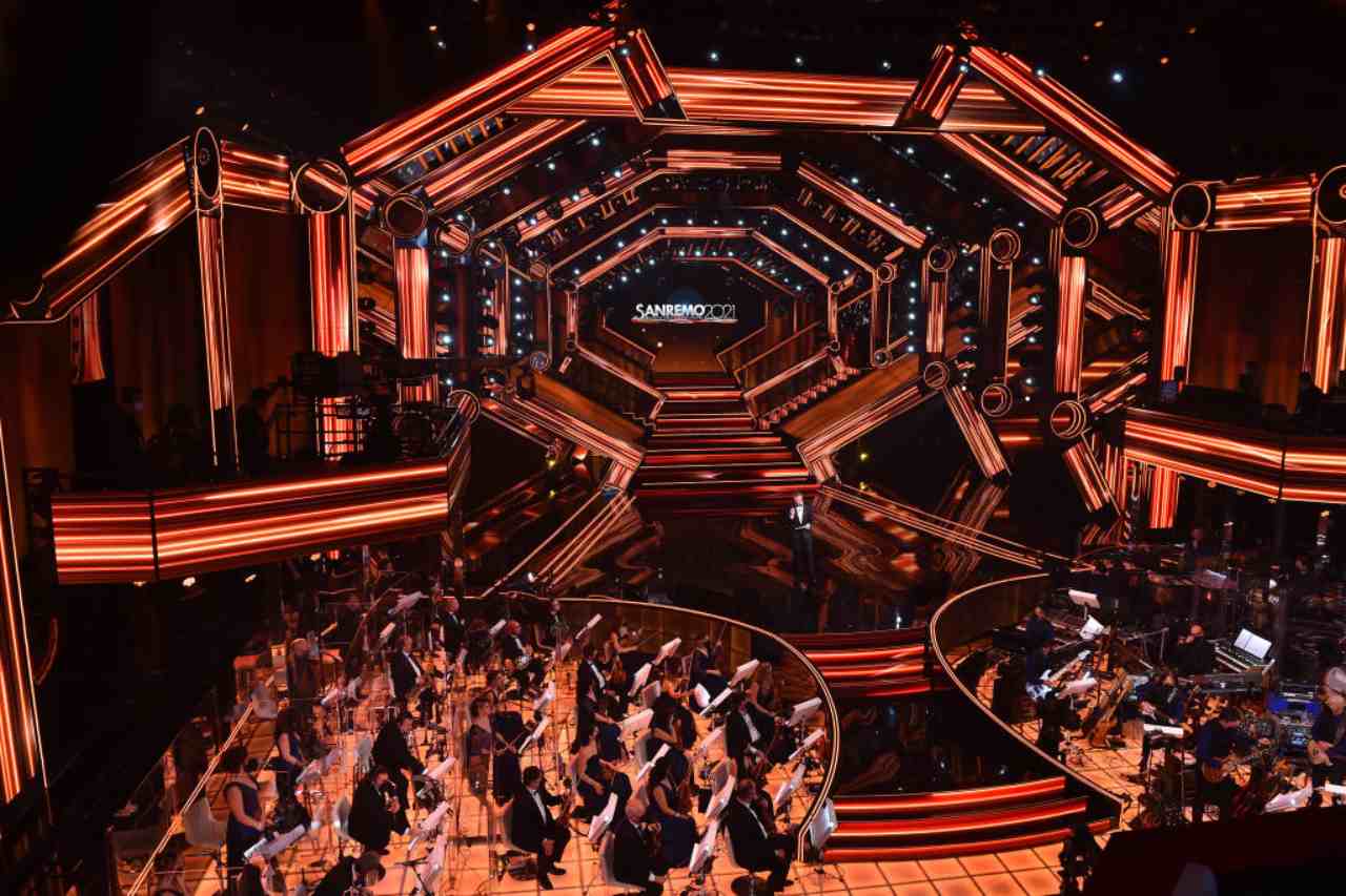 Il palco di Sanremo 2021