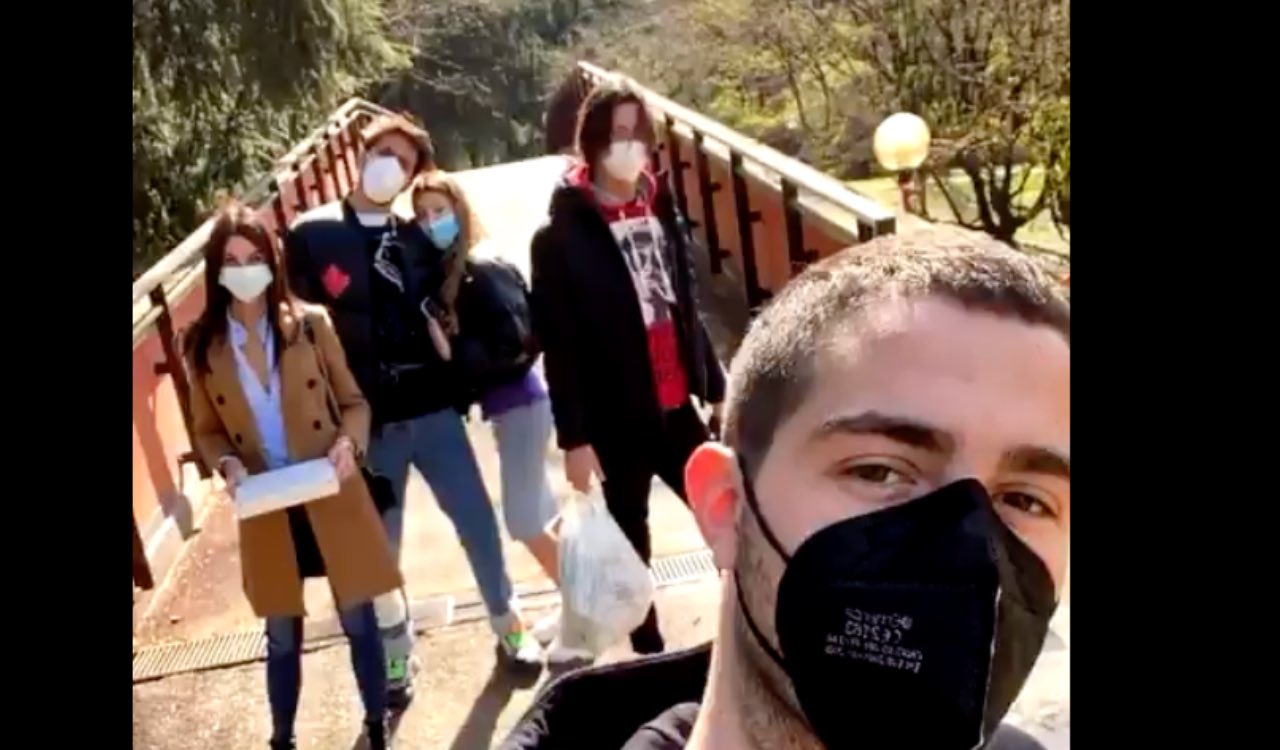 Tommaso Zorzi insieme a Francesco Oppini e Andrea Zelletta