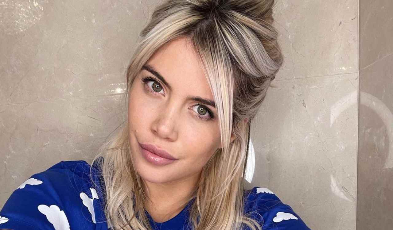 Wanda Nara in un selfie