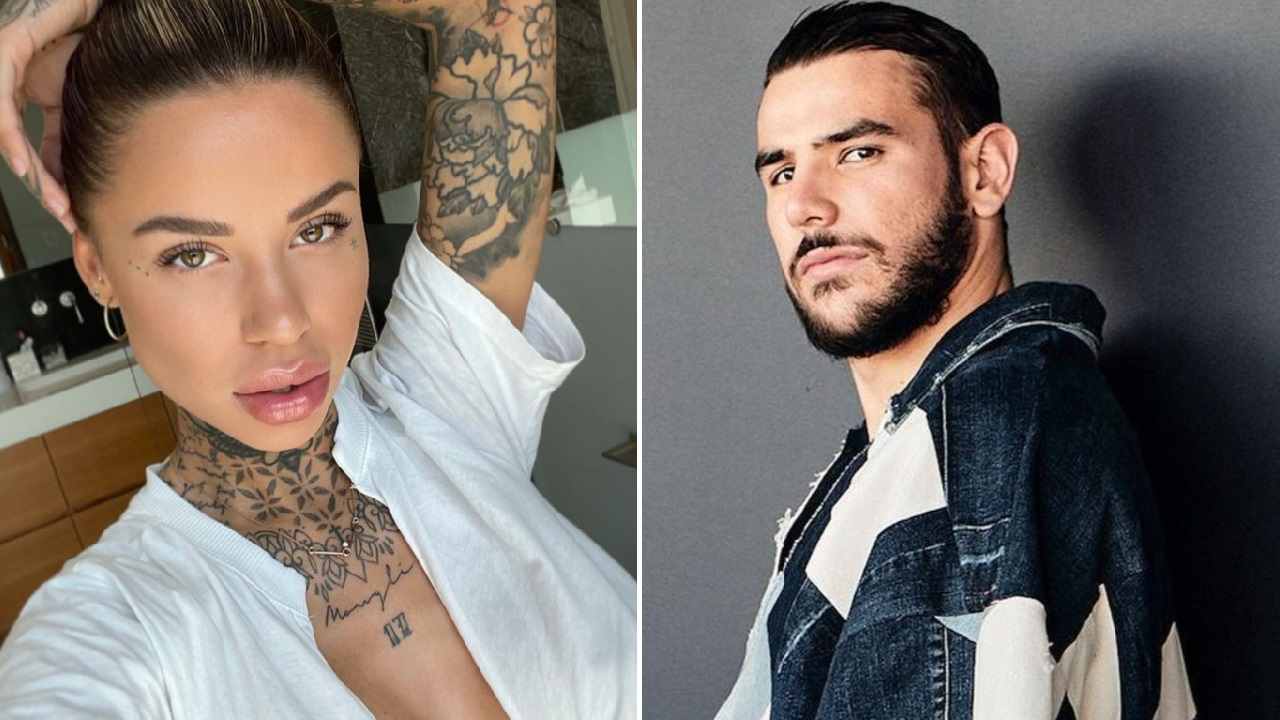 Zoe Cristofoli e Theo Hernandez