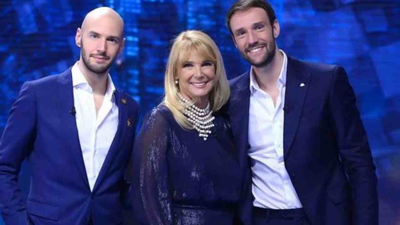nicolo e andrea zenga con la mamma