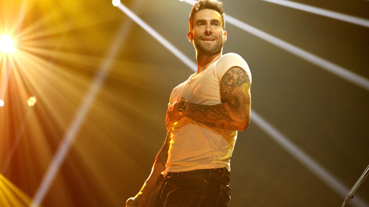 Adam Levine sul palco