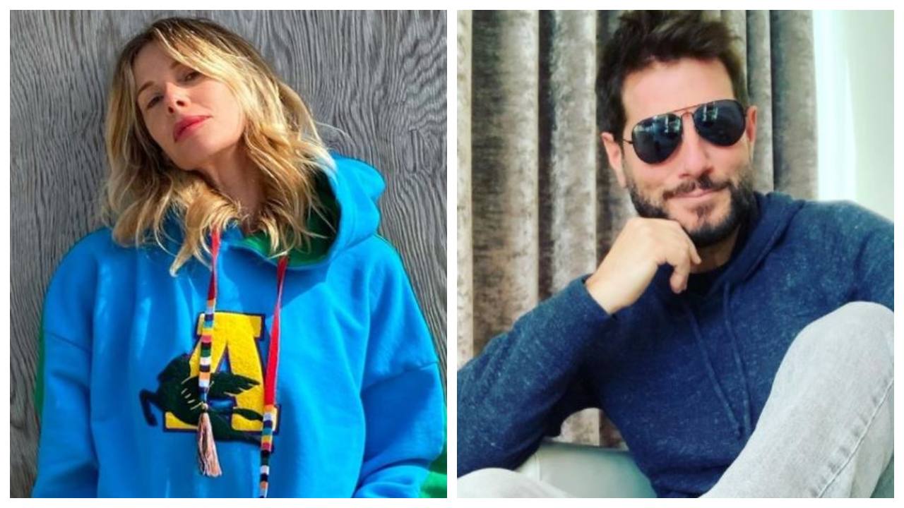 Alessia Marcuzzi ed Enrico Papi