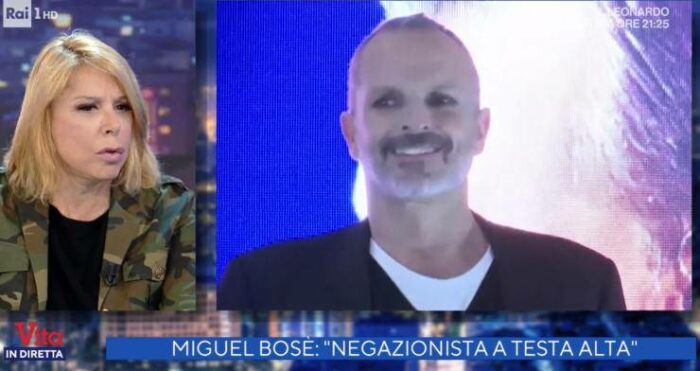 Anna Pettinelli e Miguel Bosè