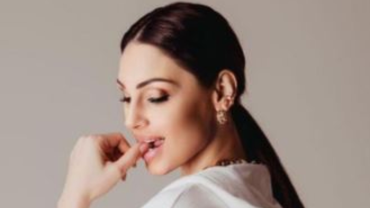 Anna Tatangelo Intimo Pantalone Bianco