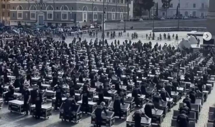 Manifestazione Bauli in piazza contro il Governo