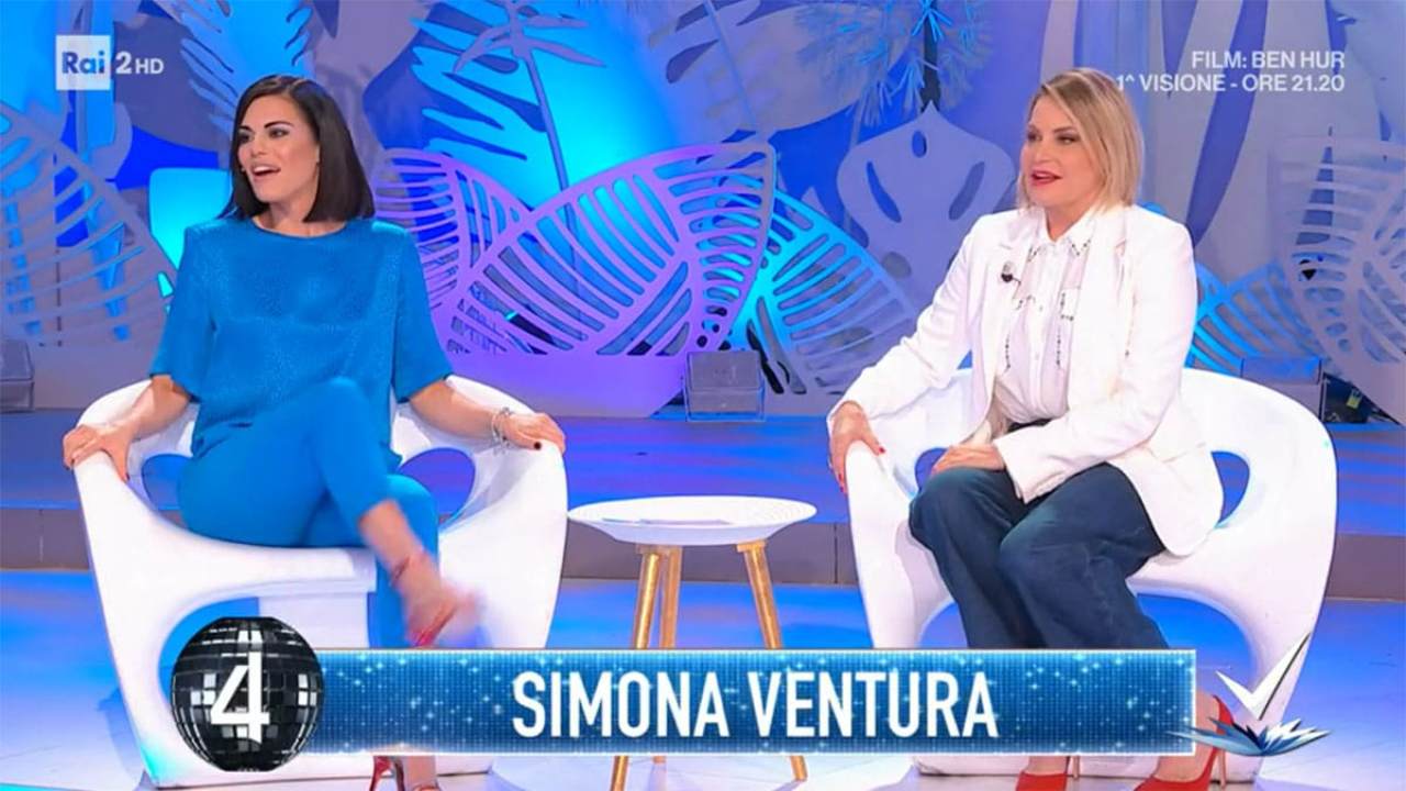 Bianca Guaccero e Simona Ventura a Detto Fatto