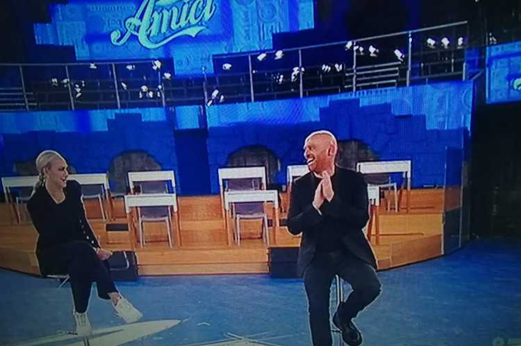 Alessandra Celentano e Rudy Zerbi a Verissimo