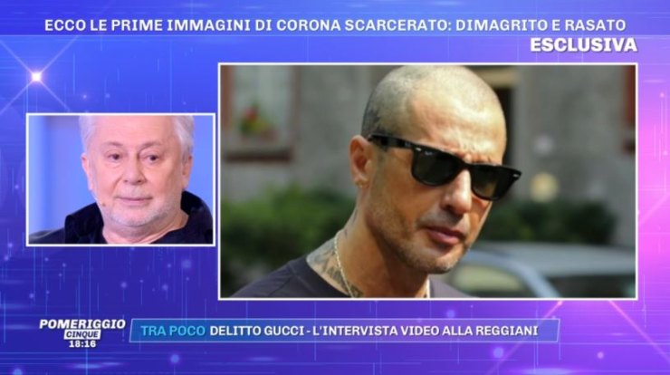 Lele Mora commenta le foto di Corona